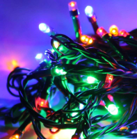 Гирлянда светодиодная 50LED провод 6.5м 8 режимов мигания KOC_GIR50LED_RGB Космос pe655296 фото