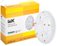 Светильник LED ДПБ 2004 18Вт IP20 4000К круг белый LDPB0-2004-18-4000-K01 IEK pe743361 фото