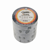Изолента ПВХ 0.13х19мм 25м черн. KR-09-2206 Kranz pe574145 фото