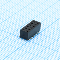 DS1026-07-2X6S8BSXBX Гнездо на плату SMD 2x6 конт., шаг 2.00мм, высота 4.3мм, позолоч. CONNFLY pe523457 фото