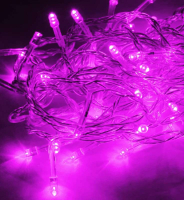 Гирлянда светодиодная 50LED провод 6.5м 8 режимов мигания KOC_GIR50LED_V Космос pe655297 фото