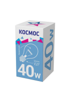 Лампа накаливания 40Вт A50/A55 прозрачная E27 230В КОСМОС LKsmSt55CL40E27v2 Космос pe575170 фото