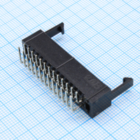 DS1013-01-26RSiB-B IDC разъем, вилка на плату угловая двухрядная 26pin(2x13)., шаг 2.54мм с фиксатором CONNFLY pe848066 фото