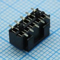 DS1026-09-2X5S8BSSRS Разъем штыревой двухрядный, розетка прямая на плату 10 контактов 2х5, SMD, шаг 2.0мм CONNFLY pe523458 фото