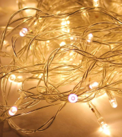 Гирлянда светодиодная 50LED провод 6.5м 8 режимов мигания KOC_GIR50LED_W Космос pe655298 фото