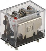 Реле РЭК77/4(LY4) с индикацией 10А 230В АC ИЭК RRP10-4-10-220A-LED IEK pe723651 фото