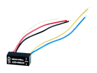 LDD-300LW DC/DC LED понижающий, вход 6…36В, выход 2…32В/0.3А, КПД до 95%, вход On/Off/DIMM, 31.8x20.3x12.2мм, проводные выводы, -40…85°C, пластик Mean Well pe302787 фото