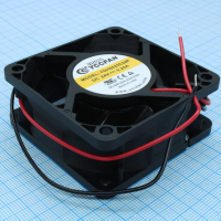 YDH6025C24F Вентилятор 24В 60х60x25 C, 3.12Вт, 6500 об/мин, 56.53м3/час, 45.8дБ, подшипник скольжения CycleSeal, тип вывода - провод YCCFAN pe528324 фото