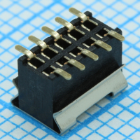 DS1065-05-2X5S8BSSR Разъем штыревой двухрядный, розетка прямая на плату 10 контактов 2х5, SMD, шаг 1.27мм CONNFLY pe523460 фото