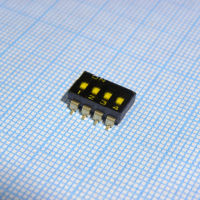 A6S4102H DIP переключатель 4 группы 0.025А 24В утопленный движок с плёнкой шаг 2.54мм SMD монтаж OMRON pe361413 фото