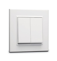 Выключатель 2-кл. СП Karea 10А IP20 бел. 56001003 Makel pe658118 фото