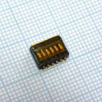 1571983-8 Переключатель DIP 6 групп 24В 0,025А, 1.27mm SMD TE Connectivity pe333766 фото