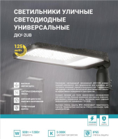 Светильник уличный линзованный светодиодный ДКУ-2UB 120Вт 230В 5000К 15000лм 125лм/Вт универсальный IP65 NEOX 4690612057439 NEOX pe1058247 фото