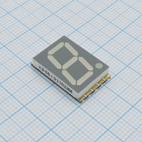 KCSA56-123 1 разрядный сегментный индикатор smd 14,22мм/зеленый/570нм/2.2-4.6мкд/ОА Kingbright pe325831 фото