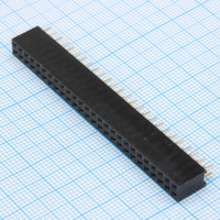 DS1023-2X26S21 Разъем штыревой двухрядный, розетка прямая на плату 52 контакта 2х26, шаг 2.54мм CONNFLY pe523463 фото
