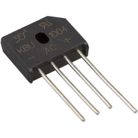 KBU2510 Корпус KBU, Мост диодный однофазный, Uобр.макс. 1 кВ, Uпрям. 1.1 В, Iпрям. (средн) 25 А, Примечание Bridge Rectifier Diode, 25A, 1000V V(RRM), Рабочая температура -55 °C, Рабочая температура 1 pe935368 фото