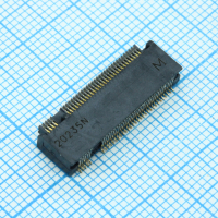 1-2199230-6 Разъем Mini Card 67 контактов шаг 0.5мм угловой для поверхностного монтажа лента на катушке TE Connectivity pe369864 фото