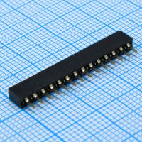 DS1026-01-1X14S8BV Гнездо на плату 1x14 конт., шаг 2.00мм, высота 4.3мм, позолоч. CONNFLY pe539593 фото