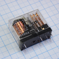 G2R-2-24DC Универсальное реле, серия G2R, силовое, без защелки, DPDT, 24В DC, 5А OMRON pe361417 фото