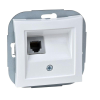 ДУЭТ РОЗЕТКА телефонная RJ11, механизм, БЕЛЫЙ C3(2) WDE000181 Schneider Electric pe599498 фото