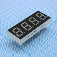 FYQ-4042BD-11 4-х разрядный индикатор 10,16мм/красный/660нм/20-30мкд/ОА FORYARD pe382410 фото