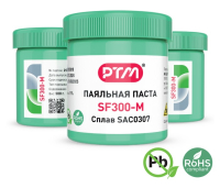 Паяльная паста бессвинцовая SF300-M РТМ pe843211 фото
