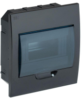 KREPTA 3 Корпус пластиковый ЩРВ-П-8 IP41 черный MKP12-V-08-41-K02 IEK pe739532 фото