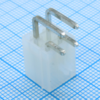 DS1073-01-2X2MR2T6 Разъем штыревой двухрядный угловой на плату 4 контакта 2х2, шаг 4,2мм, with post type CONNFLY pe523724 фото