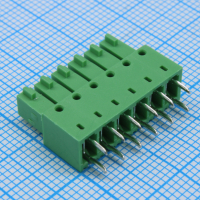 15EDGB-3.5-06P-14-00A(H) Разъемный клеммный блок на плату, 6 контактов. Серия 15EDGB-3.5 Degson pe395213 фото