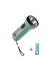 Фонарь ручной 0.5Вт LED+4SMD(1Вт) 1xAA (R6) корпус ABS-пластик ремешок ручной KOC123B Космос pe758221 фото