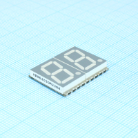 KCDA56-123 2-х разрядный сегментный индикатор smd 14,22мм/зеленый/570нм/2,2-4,6мкд/ОА Kingbright pe370893 фото