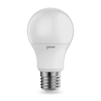 Лампа светодиодная Black 7Вт A60 грушевидная 3000К тепл. бел. E27 680лм 102502107 Gauss pe661454 фото