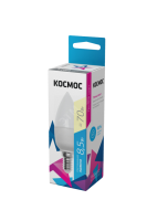 Лампа светодиодная 8.5Вт свеча 3000К тепл. бел. E14 220В КОСМОС LkecLED8.5wCNE1430 Космос pe576207 фото