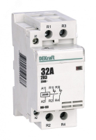 Dekraft Модульный контактор 2НЗ 40А 230В МК-103 DEKraft pe811728 фото
