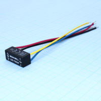 LDD-700LW DC/DC LED понижающий, вход 6…36В, выход 2…32В/0.7А, КПД до 95%, вход On/Off/DIMM, 31.8x20.3x12.2мм, проводные выводы, -40…71°C, пластик Mean Well pe302800 фото