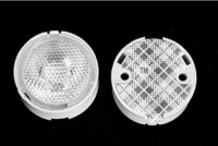 AF21D12H10G Линза белая с клеевой основой для светодиода 3535/3030, эфф=93%, ~10°, D=21,3мм H:12,34мм, PC+PMMA ASAHI OPTICS pe521680 фото