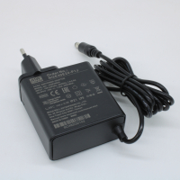 NGE30E24-P1J AC-DC, 30Вт, сетевой адаптер, выход 24В/1.25А, вход 80...264В AC, 47...63 Гц, изоляция 4000B DC, 2xMOPP, 62x30*x65мм, -30...+70C, евровилка, выходной разъем 11мм, диам. 5.5х2.1мм Mean Wel pe789203 фото