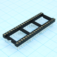 DS1001-01-40BT1WSF6S-JKB DIP-панель цанговая под микросхему 40pin, шаг 2.54мм, ширина 15.24мм, 3А, -40 +105С CONNFLY pe318163 фото