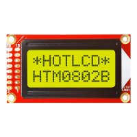 HTM0802B-11Y-T5P-V03 ЖКИ знакосинтезирующий 8 x 2, STN Серый Позитивный/прозрачно-отражающий светодиодная подсветка желто-зеленая размер 58x32 мм, видимая область 38х16 мм, питание 5В, -20...70°C, 6 o pe850899 фото
