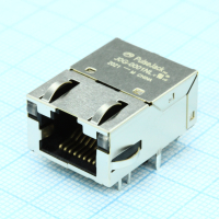 J0G-0001NL Модульный разъем RJ45, 2 светодиода зеленый/оранжевый и желтый PULSE pe403156 фото