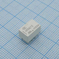 HFD4/12 Реле DPDT (две контактных группы-два направления)  2А катушка 12В 1028Ом HONGFA pe403924 фото
