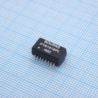 PT61018PEL Телекоммуникационный трансформатор 1CT:1CT 1.2Ohm Prim. DCR 1.2Ohm Sec. DCR 16Term. Gull Wing SMD BOURNS pe342228 фото