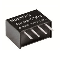 IB2412S-W75R3 Преобразователь DC/DC 0,75 Вт, вход 24 VDC, выход 12 VDC, 0,062 A, SIP на плату MORNSUN pe1016020 фото