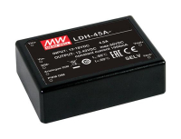 LDH-45A-500 DC/DC LED повышающий, вход 9…18В, выход 12…86В/0.5А, КПД до 90%, вход On/Off/DIMM, 75x53x22.7мм, DIP, -40…60°C, пластик Mean Well pe302804 фото