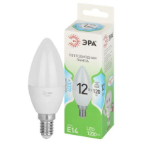Лампа светодиодная LED 12 Вт 1200Лм 4000К свеча нейтральный E14 220-240В LED B35-12W-840-E14 Green Line Б0067140 Эра pe876757 фото