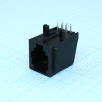 DS1133-01-S60BPS Гнездо на плату 6P6C, тип 2 CONNFLY pe420565 фото