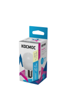 Лампа светодиодная 8.5Вт шар 3000К тепл. бел. E27 220В КОСМОС LkecLED8.5wGL45E2730 Космос pe576214 фото