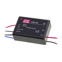 LDH-45B-1050W DC/DC LED повышающий, вход 18…32В, выход 21…43В/1.05А, КПД до 95%, вход On/Off/DIMM, 75x53x22.7мм, проводные выводы, -40…70°C, пластик Mean Well pe302807 фото