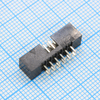 DS1014-12SF1B-B IDC2 разъем, вилка на плату прямая двухрядная 12pin(2x6)., шаг 2.00мм CONNFLY pe522711 фото