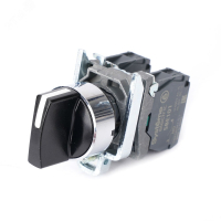 Переключатель модульный SB4 в сборе 22мм 3поз. с фиксацией 2НО SE SB4BD33 Systeme Electric pe585689 фото